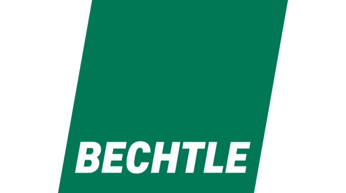 Green background with the word "BECHTLE" in white capital letters.
