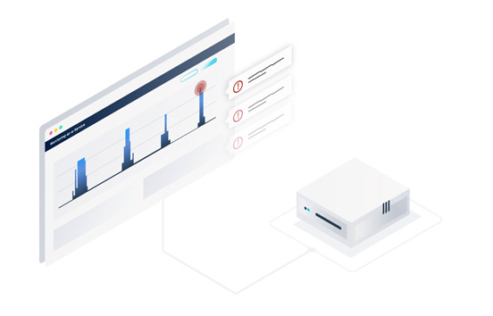 Graphic: Shows Monitoring as a Service in action