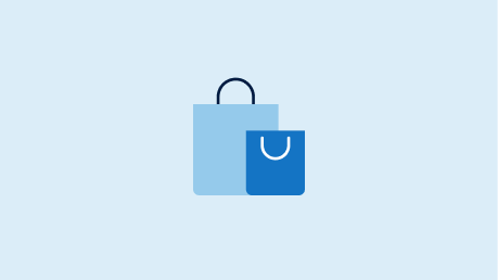 Shopping bags icon