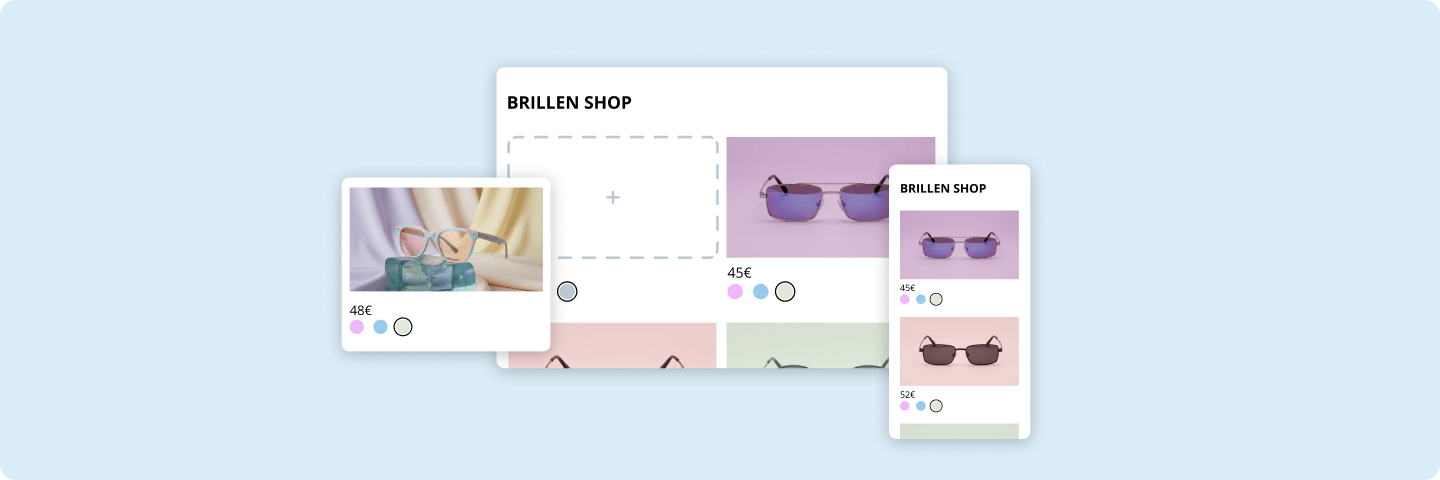 Responsiver WooCommerce Shop auf Desktop, Tablet und Smartphone